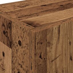Berkfield Home Kitchen Cabinet Old Wood 60x50x180 cm Engineered Wood in Brown - Size: 60 x 50 x 180 cm - thumbnail 9