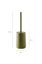 Cosmic Toilet Brush Free-standing Polyresin Mandarin Saona Collection in Orange - thumbnail 6