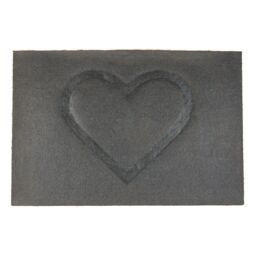 Nicola Spring Coir Door Mat - 60 x 40cm - Embossed Heart in Brown - Size: 40 cm x 60 cm - thumbnail 5