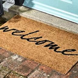 Marco Paul Tan Coir Welcome Mat Nonslip Doormat 75x45cm in Beige - Size: 45 cm x 75 cm - thumbnail 7