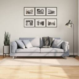 Berkfield Home Rug HUARTE Short Pile Soft & Washable Beige 100x200 cm - Size: Medium - thumbnail 2
