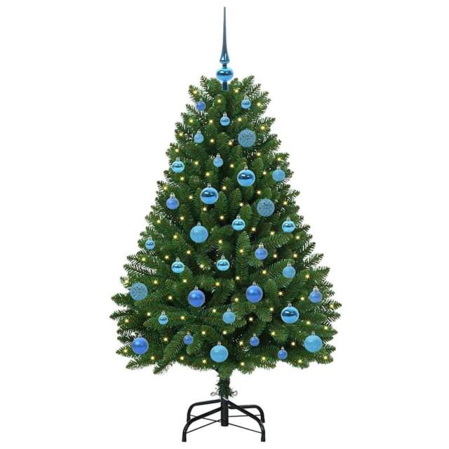 Berkfield Home Elegant Artificial Christmas Tree with Stand Green 150 cm PVC and - image 1