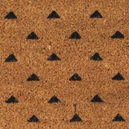 Berkfield Home Durable Door Mat Natural 45x75 cm Tufted Coir in Brown - thumbnail 5