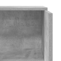 Berkfield Home Reception Desk Concrete Grey 55x50x103.5 cm Engineered Wood - thumbnail 8