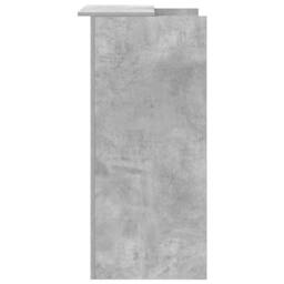 Berkfield Home Reception Desk Concrete Grey 55x50x103.5 cm Engineered Wood - thumbnail 6