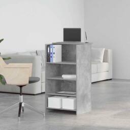 Berkfield Home Reception Desk Concrete Grey 55x50x103.5 cm Engineered Wood - thumbnail 4