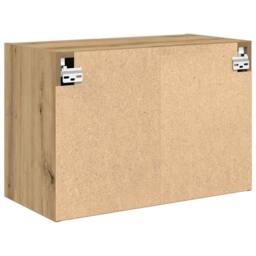 Berkfield Home Durable Garage Wall Cabinets 2 pcs Artisan Oak Engineered Wood in Brown - thumbnail 8