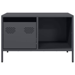 Berkfield Home Coffee Table Anthracite 68.5x50x43.5 cm Cold-rolled Steel in Black - thumbnail 6