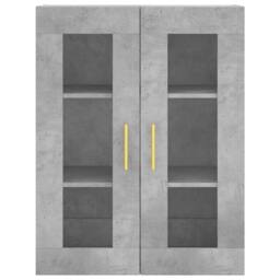 Berkfield Home Highboard Concrete Grey 69.5x34x180 cm Engineered Wood - thumbnail 6
