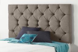 Somnior Premier Divan Bed with 24Cm Deep Mattress & Headboard In Wool Tweed Fabric in Brown - Size: Super King - thumbnail 5