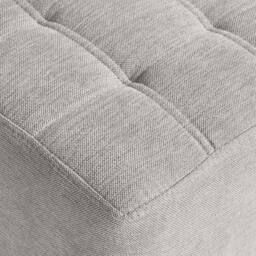 Wyld and Coco Multifunction Footstool - Light Grey Polyester 38 x 38 cm - thumbnail 5
