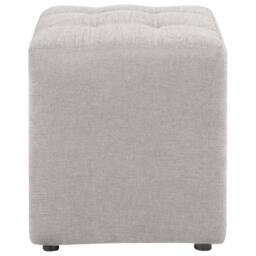 Wyld and Coco Multifunction Footstool - Light Grey Polyester 38 x 38 cm - thumbnail 3