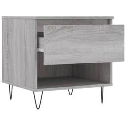 Berkfield Home Coffee Tables 2 pcs Grey Sonoma 50x46x50 cm Engineered Wood - Size: 50 x 46 x 50 cm - thumbnail 7
