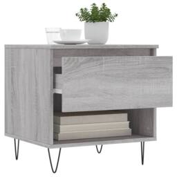 Berkfield Home Coffee Tables 2 pcs Grey Sonoma 50x46x50 cm Engineered Wood - Size: 50 x 46 x 50 cm - thumbnail 4