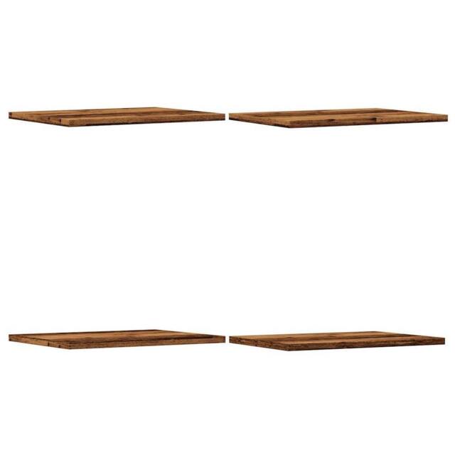 Berkfield Home Bookshelf Boards 4 pcs Old Wood 40x30x1.5 cm Engineered Wood in Brown - image 1