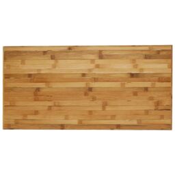 Berkfield Home Coffee Table 110x55x35 cm Bamboo in Brown - Size: 110 x 55 x 35 cm - thumbnail 6