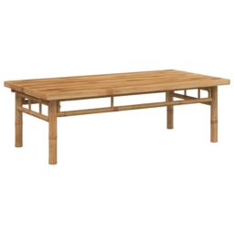 Berkfield Home Coffee Table 110x55x35 cm Bamboo in Brown - Size: 110 x 55 x 35 cm - thumbnail 5