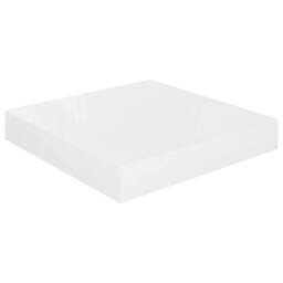 Berkfield Home Durable Floating Wall Shelves 4 pcs High Gloss White 23x23.5x3.8 - thumbnail 4