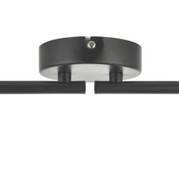First Choice Lighting Set of 2 Journey - Matt Black Gold 4 Way Adjustable Ceiling Spotlights - thumbnail 8