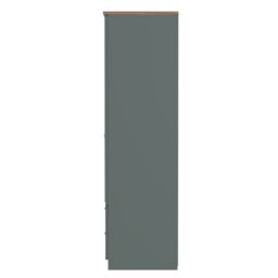Ready Assembled 2 U Albert 2 Door 2 Drawer Mirrored Wardrobe (Ready Assembled) in Pale Green - thumbnail 2