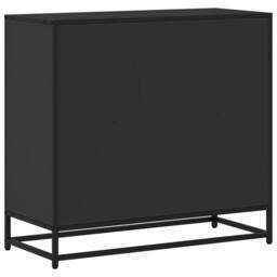 Berkfield Home Modern Book Cabinet Black 80.5x35x76 cm Engineered Wood - thumbnail 6