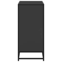 Berkfield Home Modern Book Cabinet Black 80.5x35x76 cm Engineered Wood - thumbnail 5