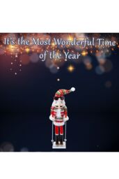 VFM e-Store Nutcracker Skier Wooden Christmas Decoration X 1 41. 4x12. 1x10. 6cm in Red - thumbnail 3