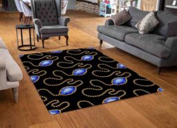 Benjamin Tate Design Diamond Necklaces Rug in Natural - Size: Large - thumbnail 2