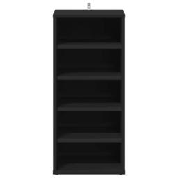 Berkfield Home Shoe Cabinets 2 pcs Black 31.5x35x70 cm Engineered Wood - thumbnail 5