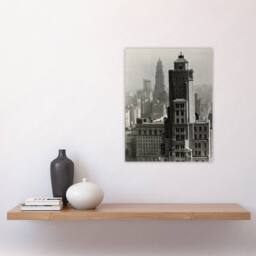 "Artery8 New York City view Alfred Stieglitz Wall Art Poster Print in Grey - Size: W12"" x H16""" - thumbnail 4