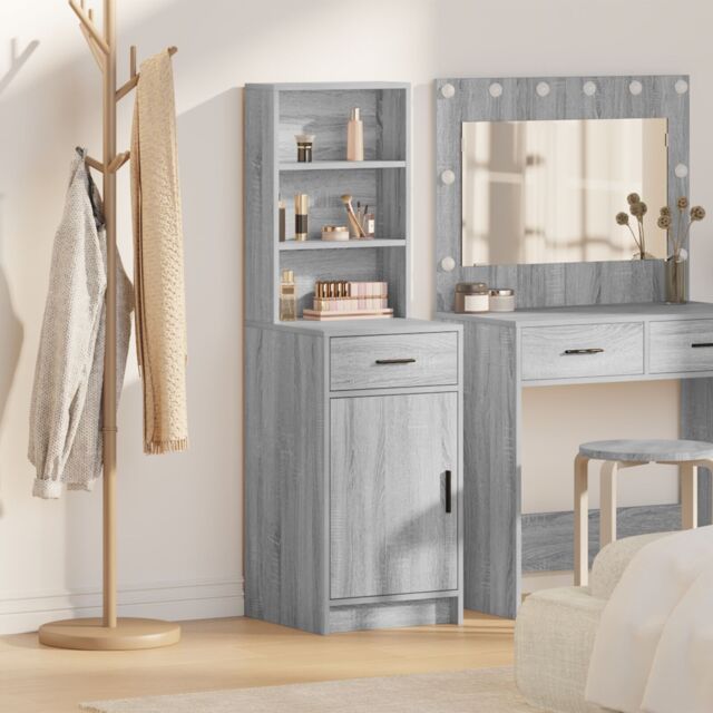 Berkfield Home Highboard Grey Sonoma 40x41x135 cm Engineered Wood - Size: 40 x 41 x 135 cm - image 1