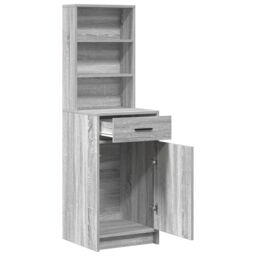 Berkfield Home Highboard Grey Sonoma 40x41x135 cm Engineered Wood - Size: 40 x 41 x 135 cm - thumbnail 5