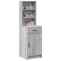 Berkfield Home Highboard Grey Sonoma 40x41x135 cm Engineered Wood - Size: 40 x 41 x 135 cm - thumbnail 3