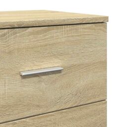 Berkfield Home Bedside Cabinet with 2 Drawers Sonoma Oak 40x36x50 cm in Brown - Size: 40 x 36 x 50 cm - thumbnail 9