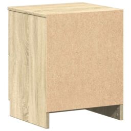 Berkfield Home Bedside Cabinet with 2 Drawers Sonoma Oak 40x36x50 cm in Brown - Size: 40 x 36 x 50 cm - thumbnail 7