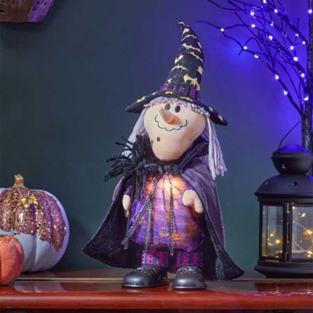 Garden Greatness Animated Standing Halloween Witch Decoration in Purple - Size: 1 Pack - image 1