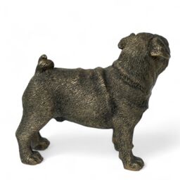 Animal Crackers Pug Dog Figurine, Leonardo Reflections Bronzed, Gift Boxed in Bronze - thumbnail 5