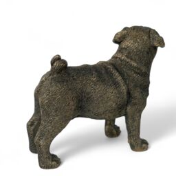 Animal Crackers Pug Dog Figurine, Leonardo Reflections Bronzed, Gift Boxed in Bronze - thumbnail 7
