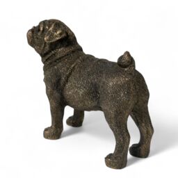 Animal Crackers Pug Dog Figurine, Leonardo Reflections Bronzed, Gift Boxed in Bronze - thumbnail 6