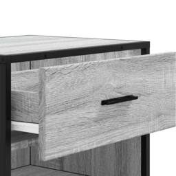 Berkfield Home Shoe Rack Grey Sonoma 48x38x97.5 cm Engineered Wood - thumbnail 8