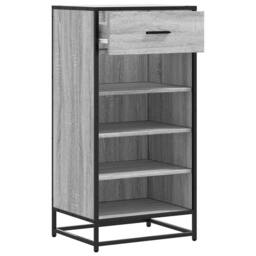 Berkfield Home Shoe Rack Grey Sonoma 48x38x97.5 cm Engineered Wood - thumbnail 7