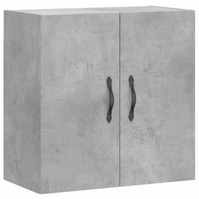 Berkfield Home Wall Cabinet Concrete Grey 60x31x60 cm Engineered Wood - Size: 60 x 31 x 60 cm - image 1