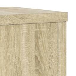 Berkfield Home Plant Stands 2 pcs Sonoma Oak 20x20x30 cm Engineered Wood in Light Oak - Size: 20 x 20 x 30 cm - thumbnail 8