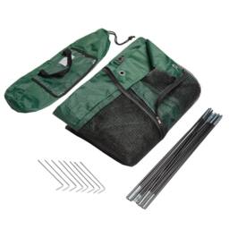 Coopers of Stortford Reusable Crop Cage with PE Mesh & Fibreglass Poles, H1.2 x L1.8m in Green - thumbnail 4