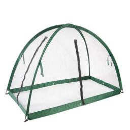 Coopers of Stortford Reusable Crop Cage with PE Mesh & Fibreglass Poles, H1.2 x L1.8m in Green - thumbnail 2