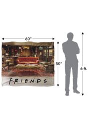Warner Brothers Friends Silky Touch Super Soft Throw Blanket 152x127cm in White - Size: 152x127 cm - thumbnail 3