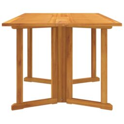 Berkfield Home Folding Butterfly Garden Table 150x90x75 cm Solid Wood Teak in Brown - Size: 150 x 90 x 75 cm - thumbnail 5