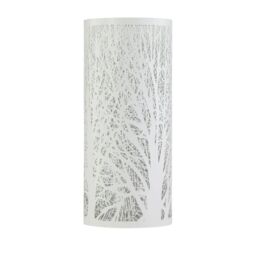First Choice Lighting Set of 2 Forest - White 26cm Woodland Table Lamps - thumbnail 2