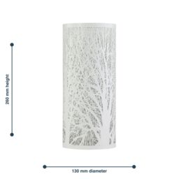 First Choice Lighting Set of 2 Forest - White 26cm Woodland Table Lamps - thumbnail 8