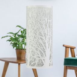 First Choice Lighting Set of 2 Forest - White 26cm Woodland Table Lamps - thumbnail 6